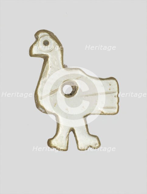 Amulet of a Rooster, Byzantine Period (4th-7th century). Creator: Unknown.