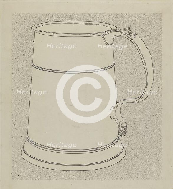 Pewter Mug, 1935/1942. Creator: Harry Goodman.