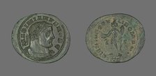 Coin Portraying Emperor Galerius, 305-311. Creator: Unknown.