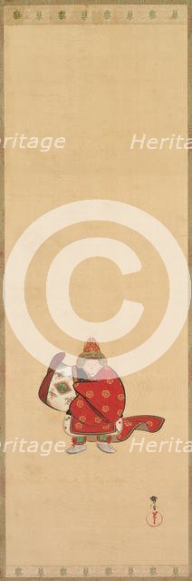 Bugaku Dancer, late 19th-20th century. Creator: Kamisaka Sekka (Japanese, 1866-1942).