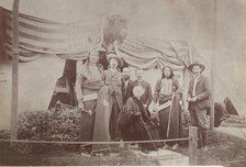William F. "Buffalo Bill" Cody, Rosa Bonheur, Chief Rocky Bear, Chief Red Shirt, William ..., 1889 Creator: Unknown.