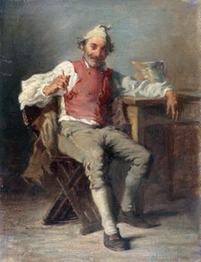 L'homme à la pipe, mid-late 19th century.  Creator: Auguste Dutuit.