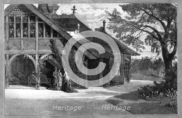 The Dairy, Sandringham, Norfolk, 1887. Artist: Unknown