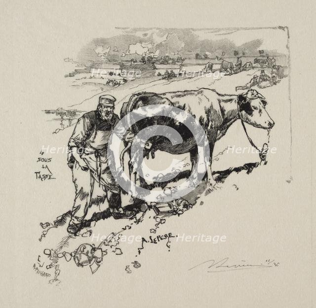 Le marchand de lait. Creator: Auguste Louis Lepère (French, 1849-1918).