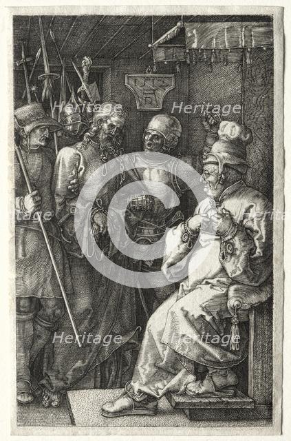 Christ before Caiaphas, 1512. Creator: Albrecht Dürer (German, 1471-1528).