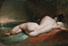 Nude woman reclining, early 19th century. Creator: William Etty.