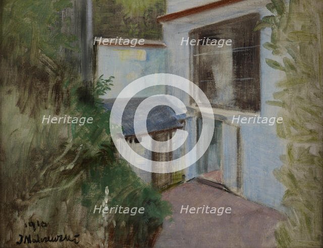 From One's Own Villa, 1910. Creator: Jacek Malczewski.