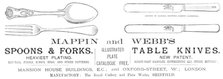 Mappin and Webb's Spoons & Forks, 1883. Creator: Unknown.