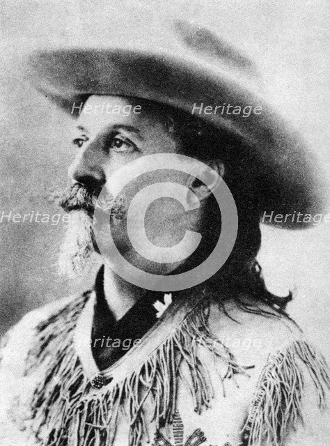 Colonel William F Buffalo Bill Cody, late 19th or early 20th century (1954). Artist: Unknown