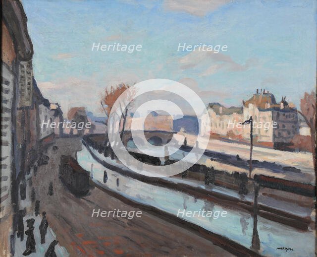 Quai des Grands Augustins, c. 1905. Creator: Marquet, Pierre-Albert (1875-1947).