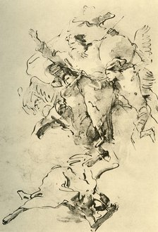 'God the Father surrounded by Angels', 1758-1759, (1928). Artist: Giovanni Battista Tiepolo.