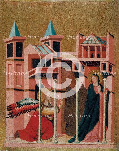 The Annunciation. Artist: Master of the Cini Madonna (active ca 1330)