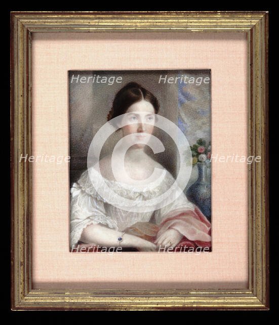 Harriet Hampton, ca. 1835. Creator: Charles Fraser.