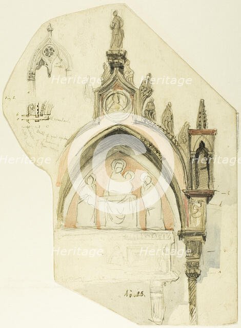 Design for an Arch, n.d. Creator: John Ruskin.