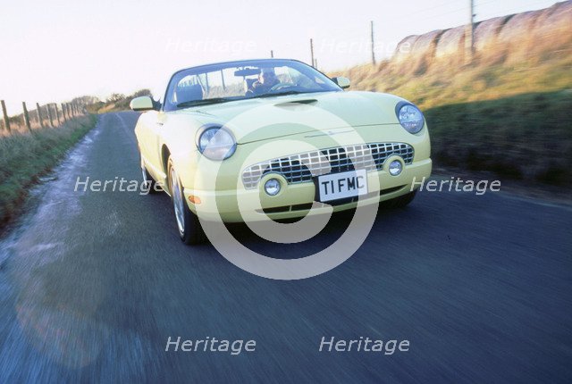 2002 Ford Thunderbird convertible. Artist: Unknown.