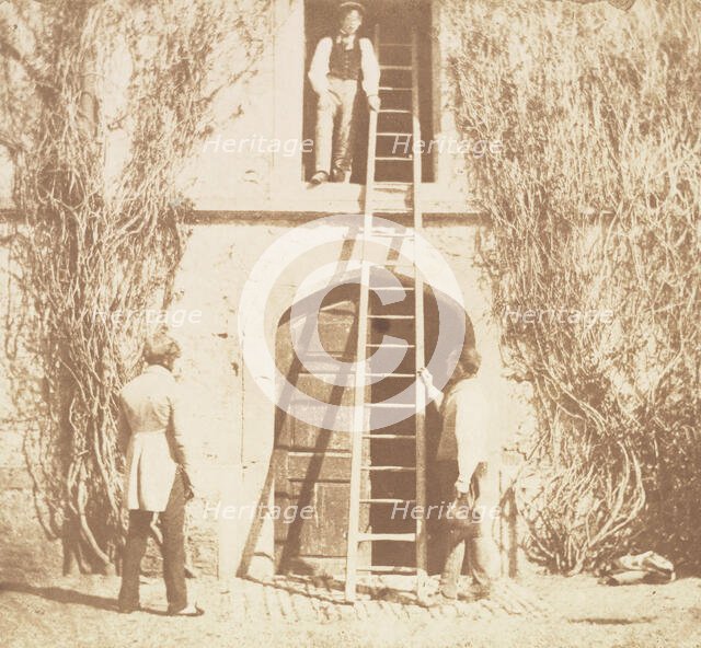 The Ladder, April 1844. Creator: William Henry Fox Talbot.