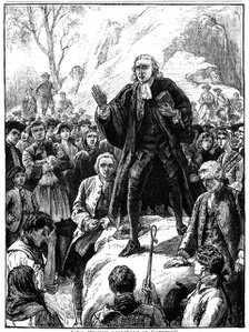 John Wesley, 18th century English non-conformist preacher, 1888. Artist: Unknown