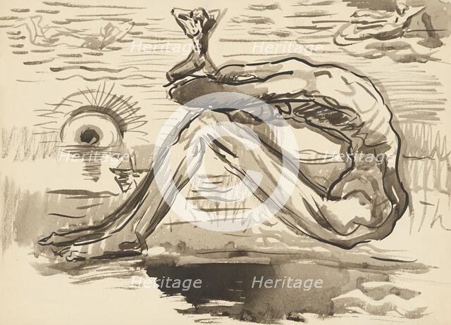 Dream (Study), c1935. Creator: Arnold Peter Weisz-Kubincan.