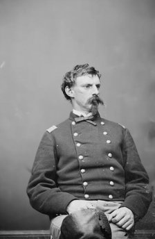 Major J.E. Hamlin, US Army, between 1855 and 1865. Creator: Unknown.