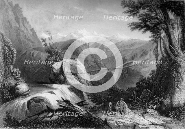 'View near Deobun', 1845. Creator: Thomas Shotter Boys.