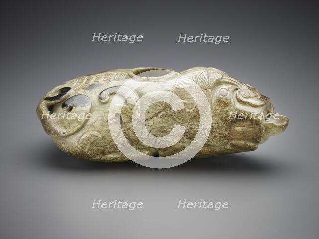 Water holder: tiger, Ming dynasty, 1368-1644. Creator: Unknown.