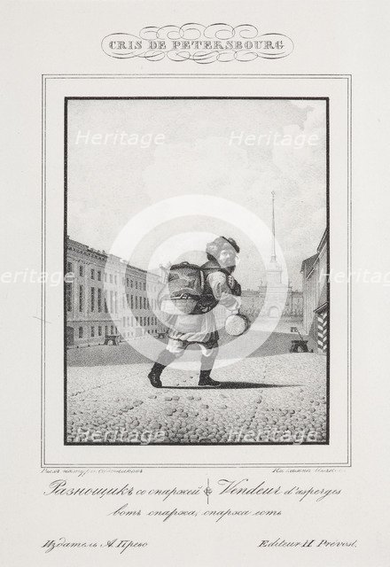 The asparagus seller, 1830-1831.