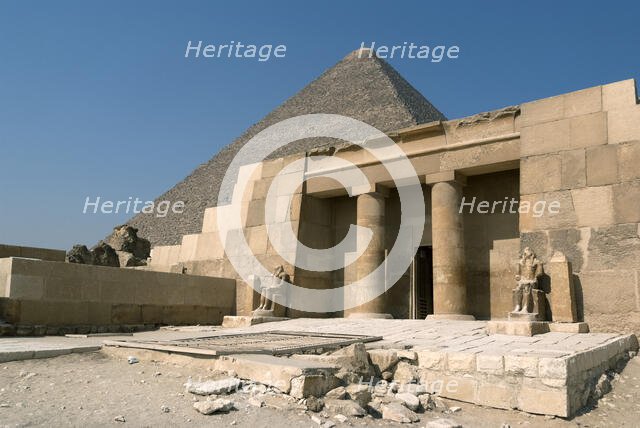 Pyramids, Giza, Egypt, 2007. Creator: Ethel Davies.