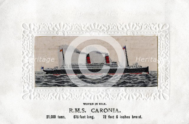 'RMS Caronia', 20th century. Artist: Unknown