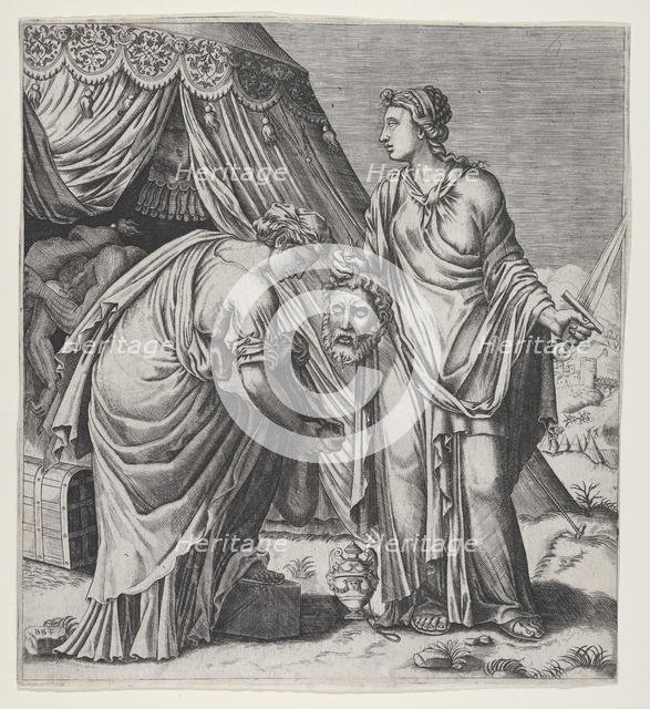 Judith with the Head of Holofernes. Creator: Balthazar van den Bos.