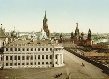 Tsar Square in the Moscow Kremlin, Russia, 1890s. Artist: Unknown