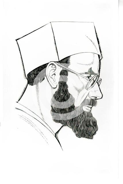 Self Portrait, 1927. Creator: Eric Gill.