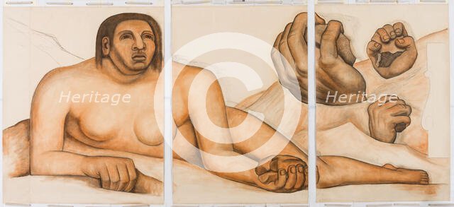 Figure Representing the Red Race, 1932. Creator: Diego Rivera.