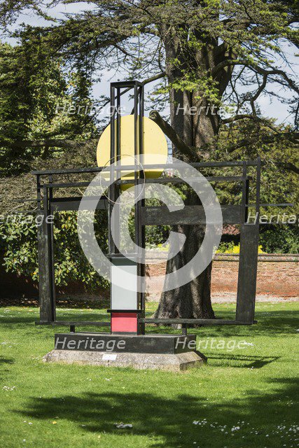 'Construction (Crucifixion)', sculpture by Barbara Hepworth, Winchester Cathedral, Hampshire, 2015 Artist: Steven Baker.