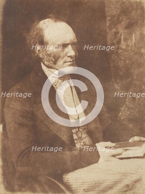 Sir Charles Lyell - Geologist, 1843-47. Creators: David Octavius Hill, Robert Adamson, Hill & Adamson.