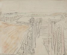Trenches at Kostiuchnówka, May 26, 1916. Creator: Leopold Gottlieb.