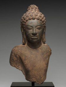 Bust of Buddha, c. 700. Creator: Unknown.