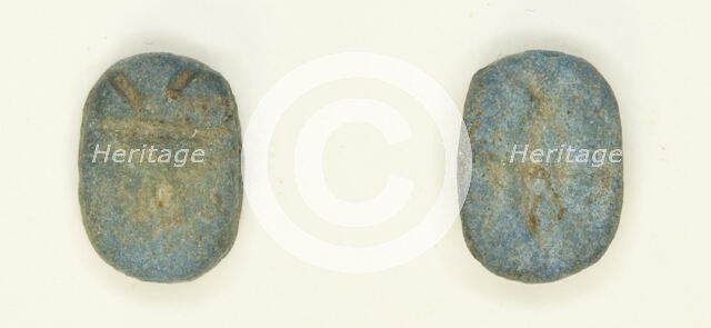Scarab: Central Cable (?), Egypt, Second Intermediate Period (?), Dynasty 15 (about 1650-1550 BCE). Creator: Unknown.