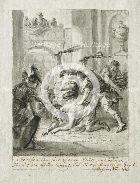 The Flagellation, 1788. Creator: Martin Johann Schmidt (Austrian, 1718-1801).