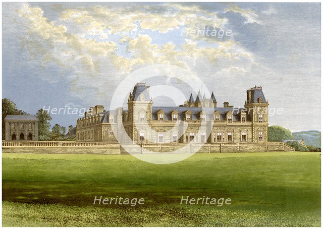 Stevenstone Park, Devon, home of the Rolle family, c1880. Artist: Unknown