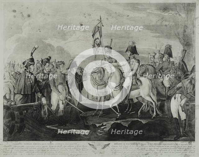 The Defeat of Marshal Victor near Borisov in November 1812, 1814. Artist: Cardelli, Salvatore (active 1800s)