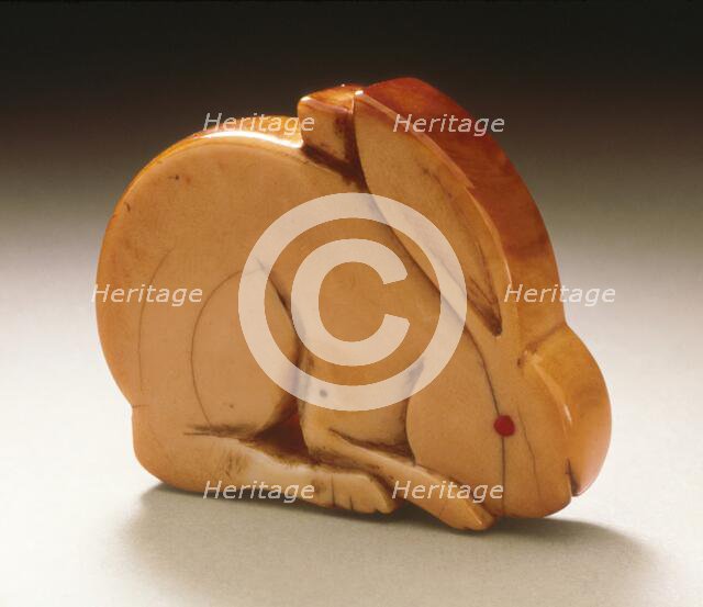 Double-Sided Rabbit, 19th century. Creator: Unknown.