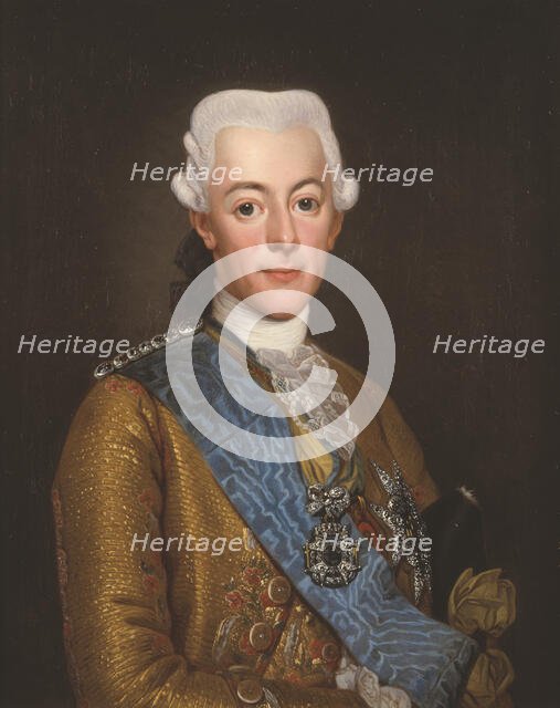 Gustav III, 1746-1792, King of Sweden, Copy of a painting of 1771. Creator: Per Krafft the Elder.