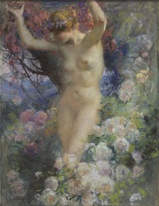 Among the roses (Parmi les roses), 1917.