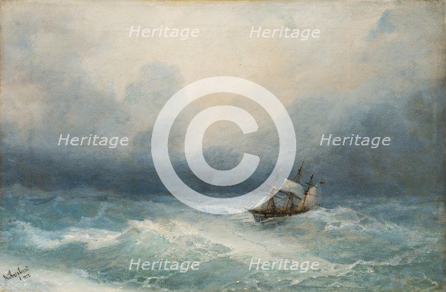 The frigate Svetlana, 1892.