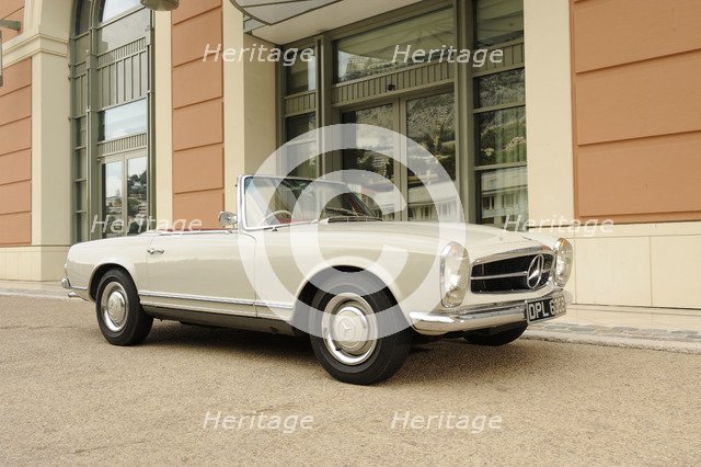 Mercedes Benz 230SL 1963. Artist: Simon Clay.