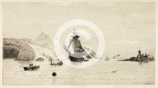 Arctic Seascape, n.d. Creator: William Bradford.