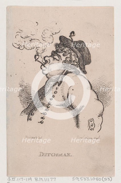 Dutchman, April 1808., April 1808. Creator: Thomas Rowlandson.