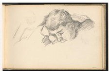 The Artist's Son Reading, c. 1887. Creator: Paul Cezanne.