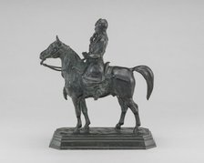 Caucasian Warrior, model c. 1870, cast by 1873. Creator: Antoine-Louis Barye.