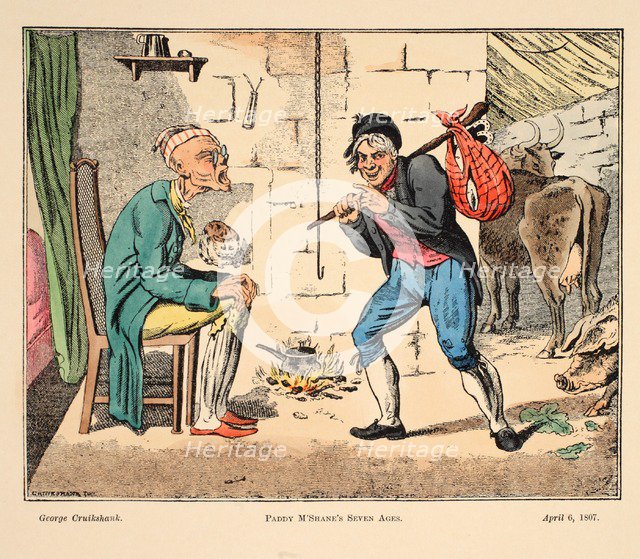 Paddy M'Shane's Seven Ages, 1807.